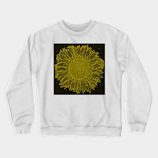 Golden Sunflower Crewneck Sweatshirt